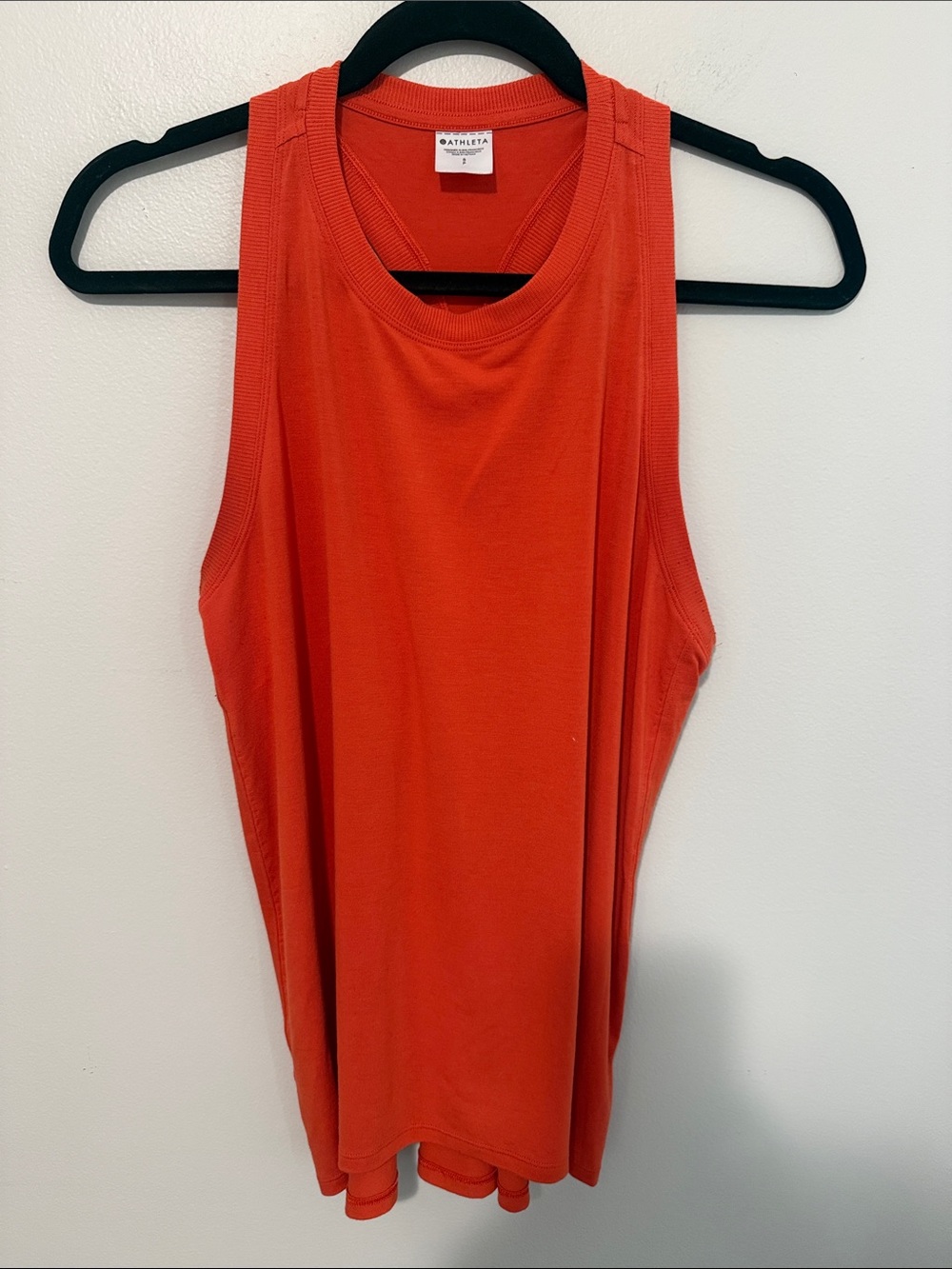 Athleta Orange Tank, size Small
